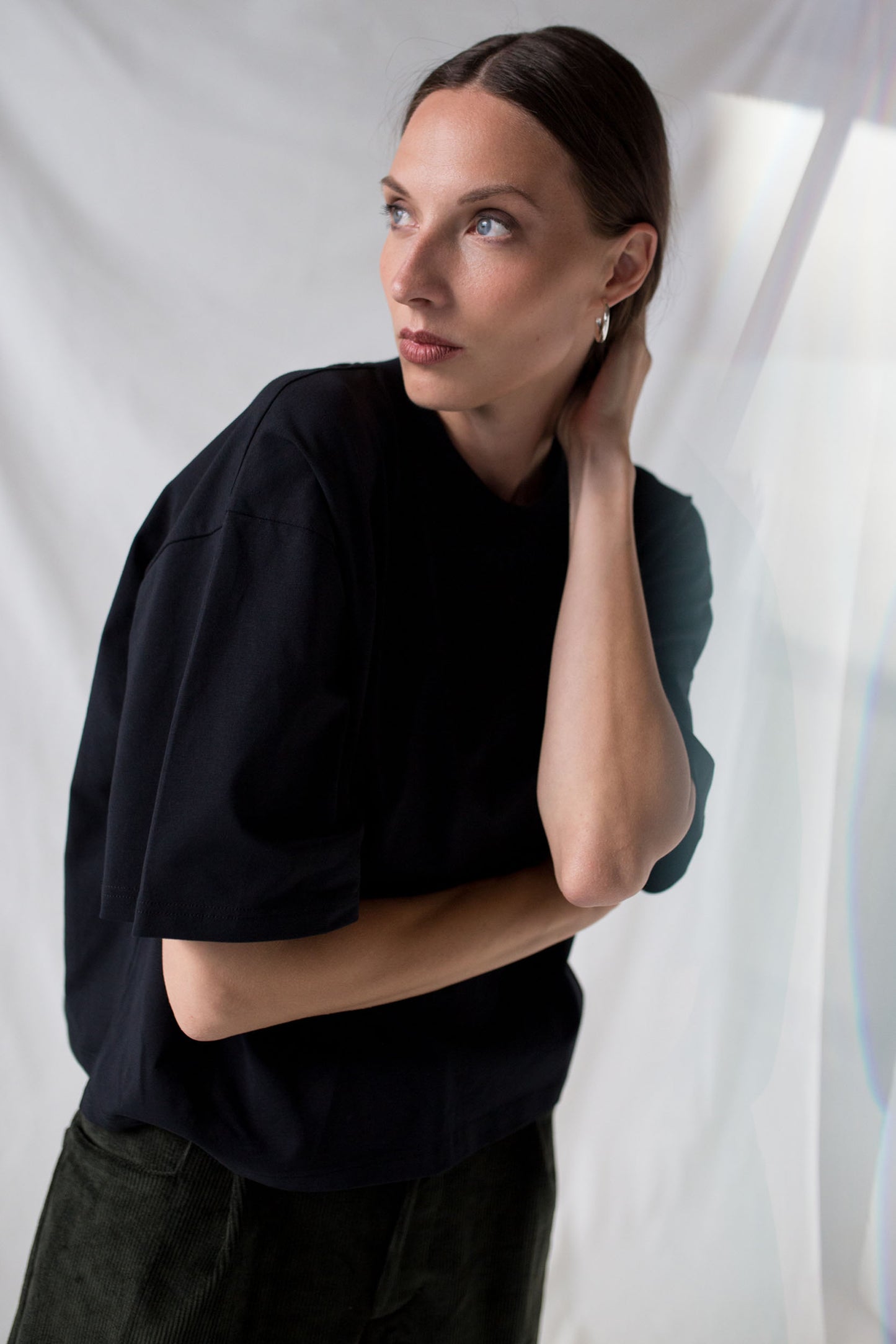 Black organic t-shirt